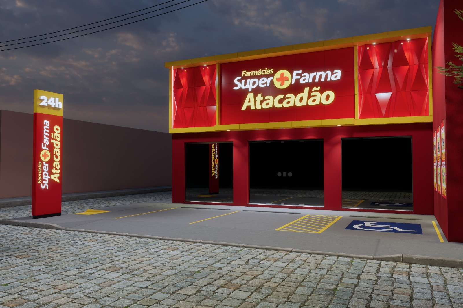 Fachada da Farmácia Dia