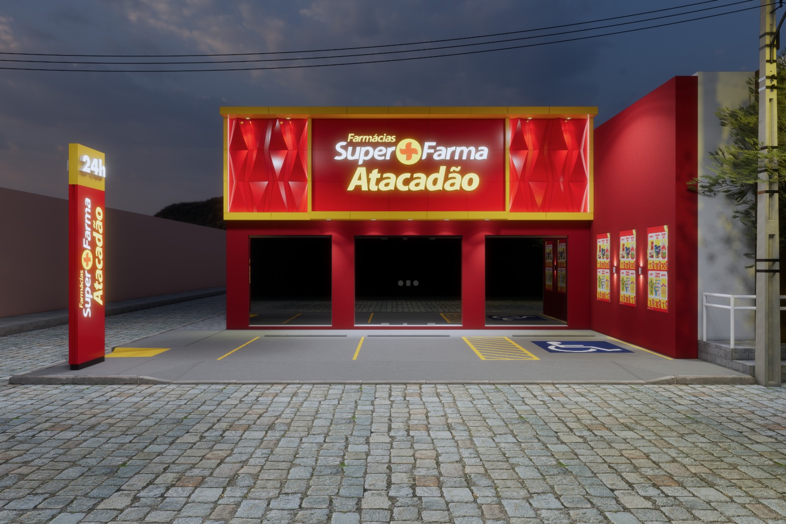 Fachada da Farmácia Fim de Tarde